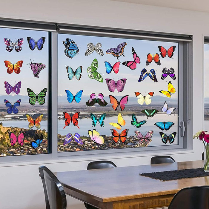 Gracie Oaks Animals Window Decal Wayfair